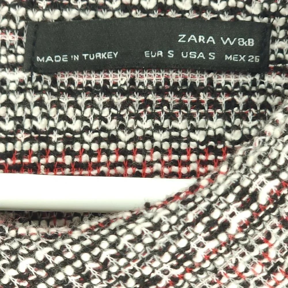 Zara Small Tweed Abstract Shift Dress - Picture 7 of 10